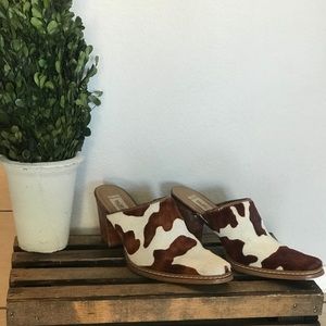 Fun cow print shoes!